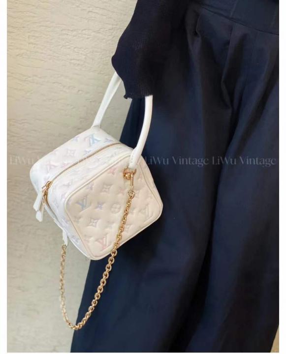 Limited Edition 2025 New Square Bag With Dust Bag (White - 963)