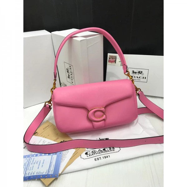 Pillow Tabby Shoulder Bag With OG Box & Dust Bag & Extra Shoulder Strap (Pink - 999)