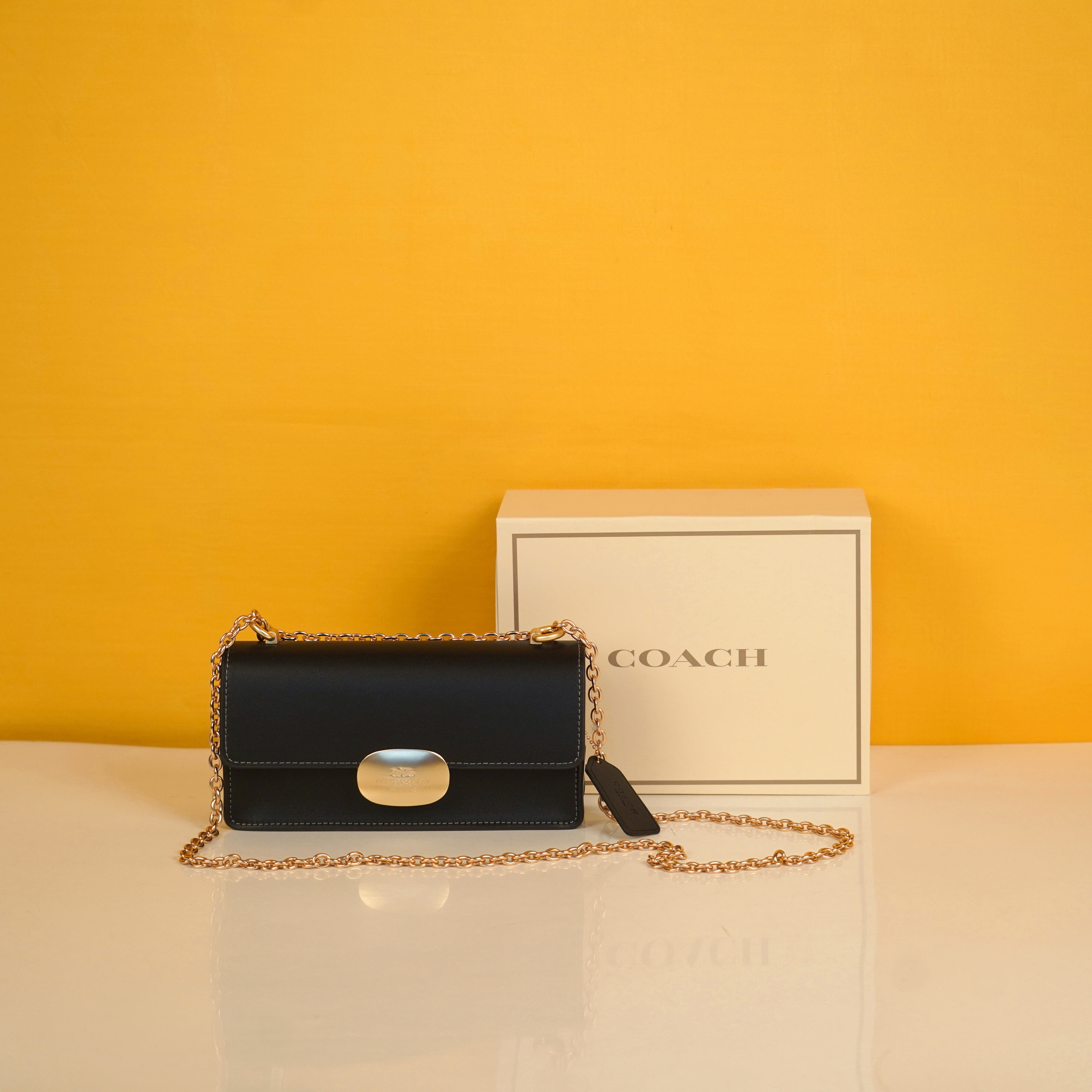 Eliza Premium Crossbody Sling Bag With OG Magnetic Gift Box & Dust Bag (Black - 917)