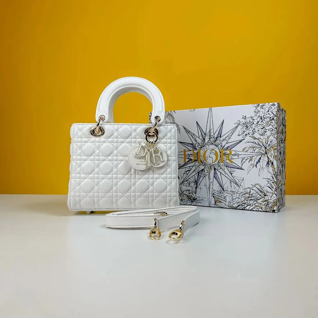 My ABC Elite Quality With OG Box & Dust Bag & Scarf WIth Star Charm (White - 292)