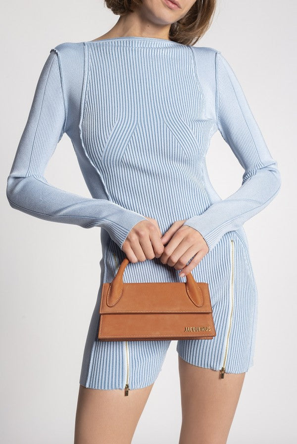 Le Chiquito Long Handle With OG Box Dust Bag & Sling Belt (Brown - 288)