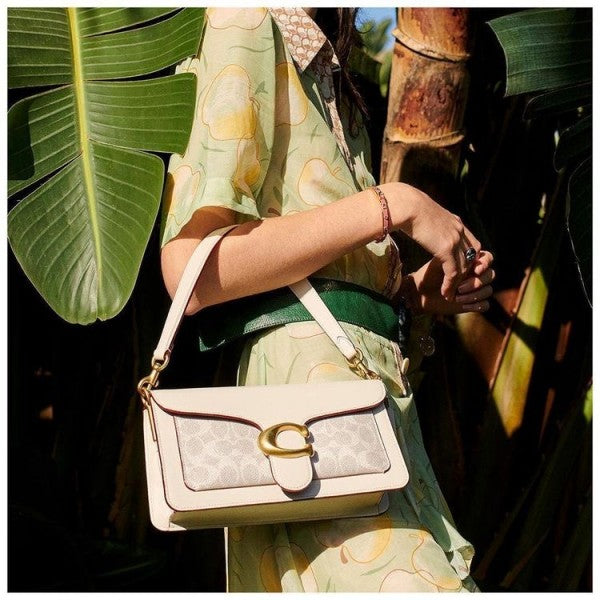 Tabby 26 Shoulder Bag With OG Box & Dust Bag (Printed White - 848)