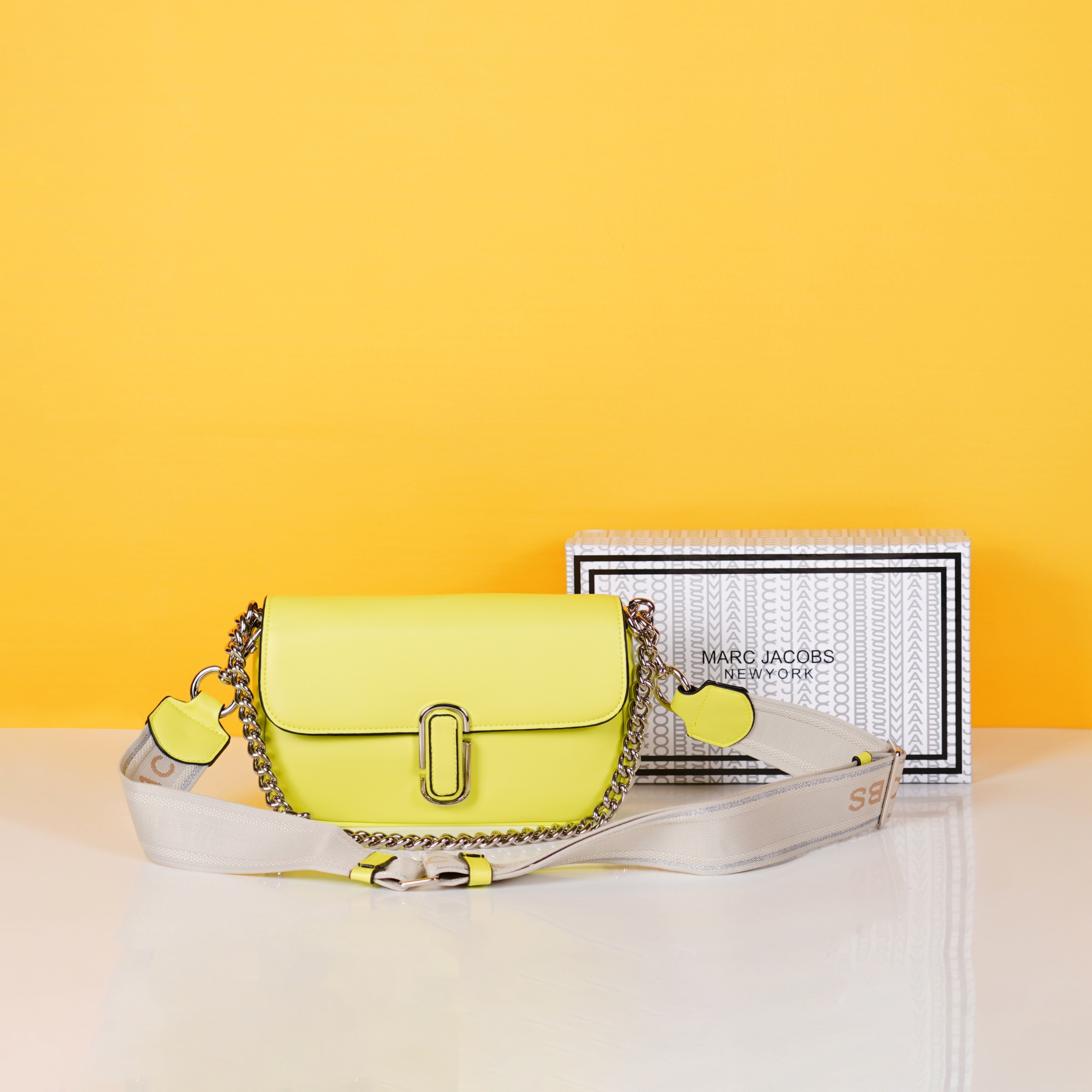 The J Shoulder Bag With OG Box & Dust Bag (Neon - 282)