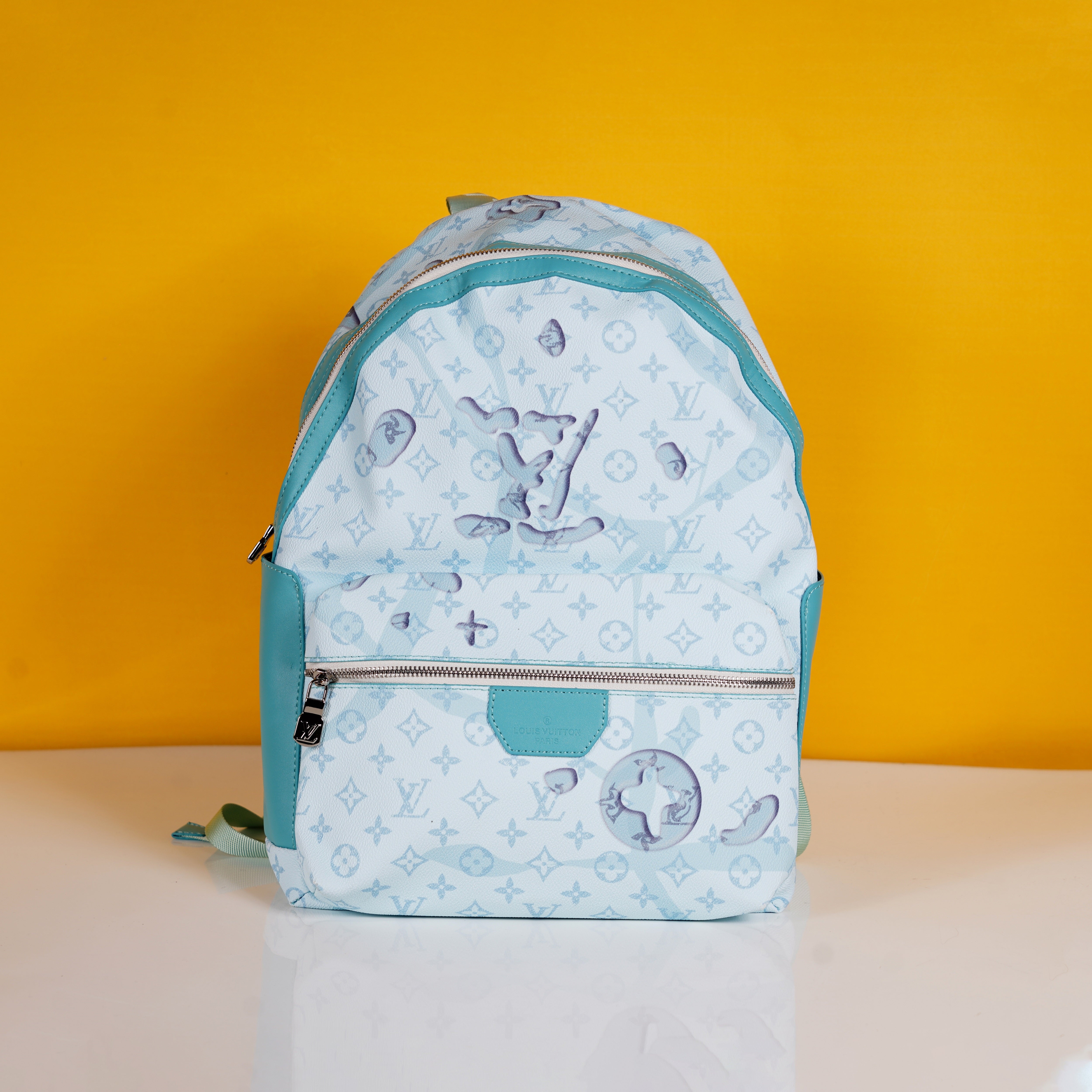 Discovery Premium Monogram Unisex Backpack With Dust Bag (Blue - 626)