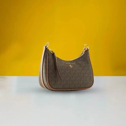 Jet Set Charm Shoulder Bag With OG Box & Dust Bag (Brown - 413)