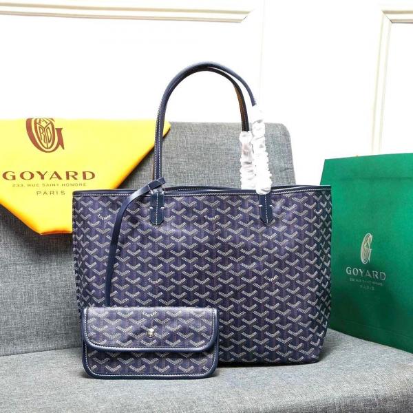 Saint Premium Tote Bag With Extra Pouch & Dust Bag (Navy - 1194)