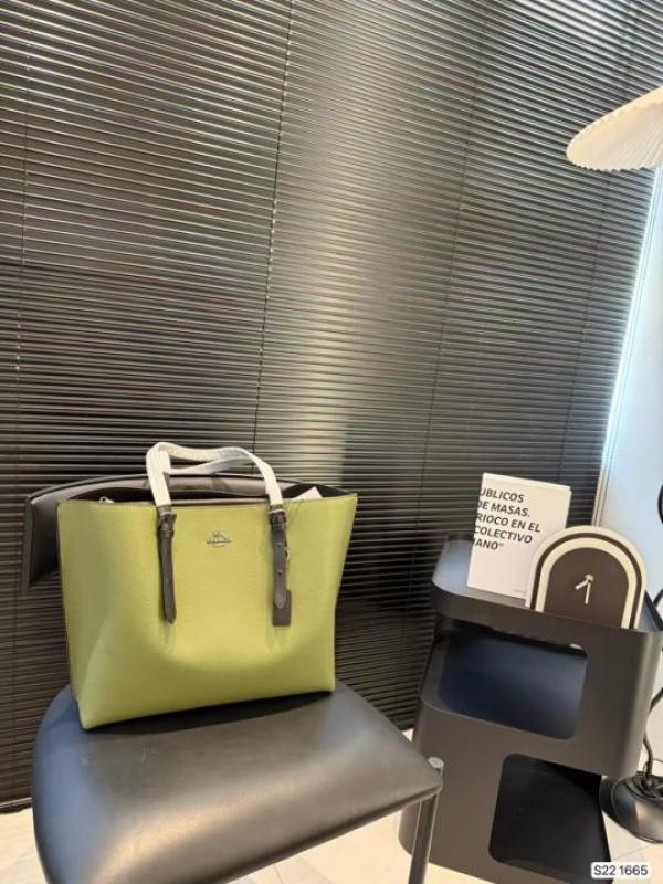 Mollie Premium Leather Tote Bag With OG Box & Dust Bag (Green 1200)