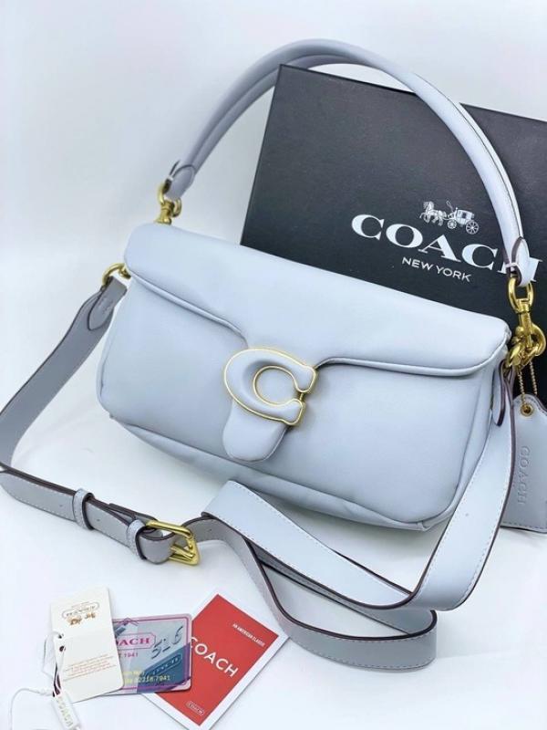Pillow Tabby Shoulder Bag With OG Box & Dust Bag & Extra Shoulder Strap (Blue - 1000)