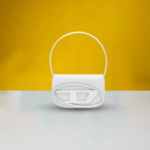 1DR Shoulder Bag With OG Box & Dust Bag & Extra Shoulder Strap (White - 441)