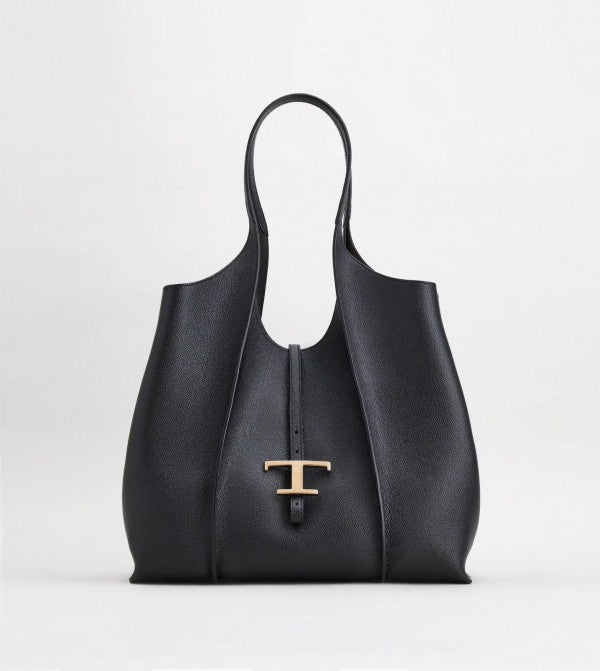 Timeless Premium Quality Leather Bag With Extra Pouch & OG Magnetic Box With Dust Bag (Black - 444)