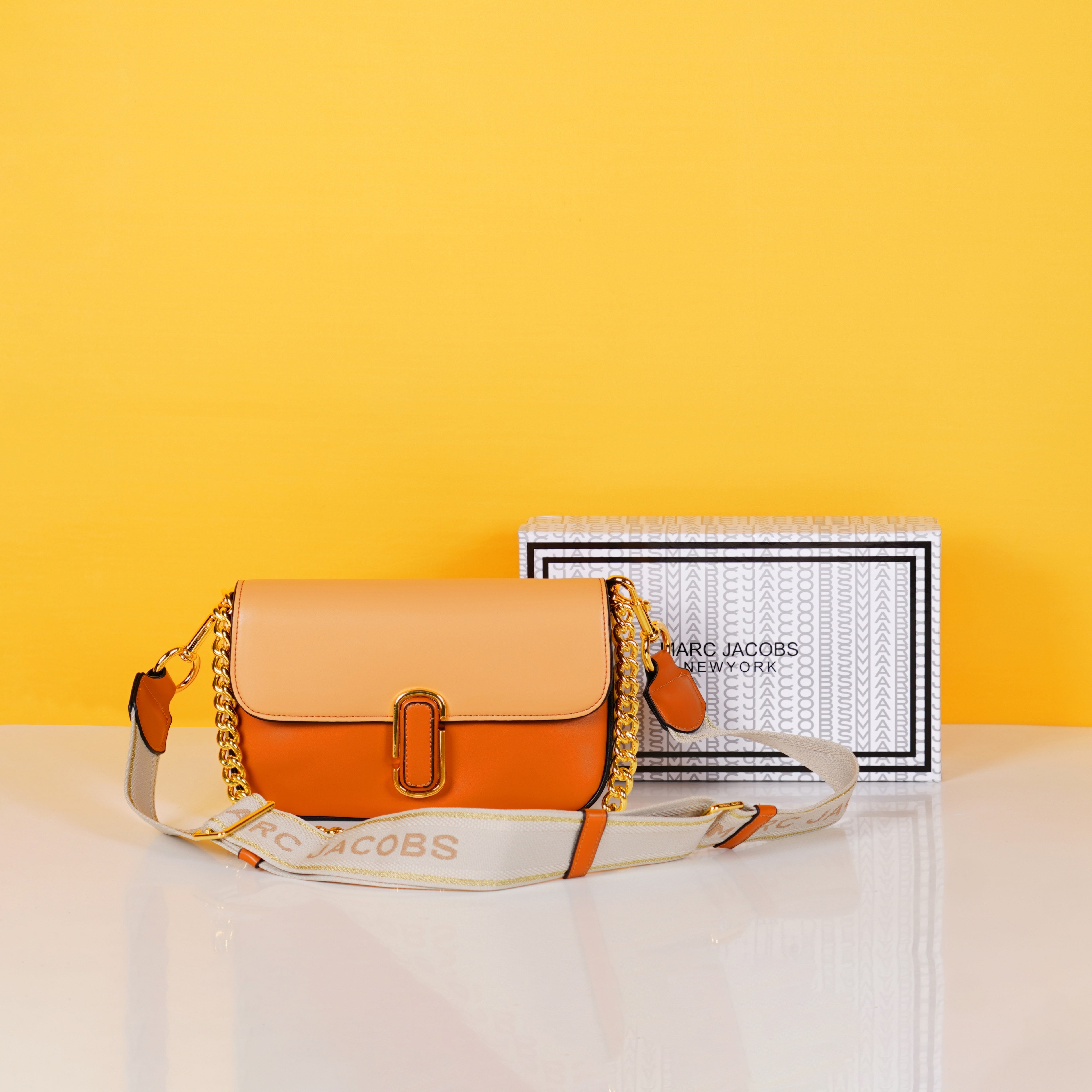 The J Shoulder Bag With OG Box & Dust Bag (Brown - 553)