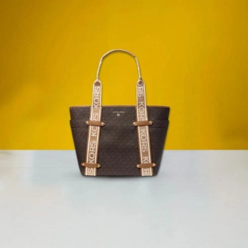Maeve Tote Bag With Dust Bag & Sling Belt (Brown - 183)