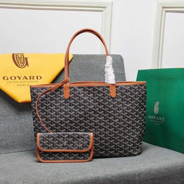 Saint Premium Tote Bag With Extra Pouch & Dust Bag (Brown - 1192)