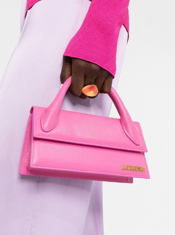 Le Chiquito Long Handle With OG Box Dust Bag & Sling Belt (Pink - 287)