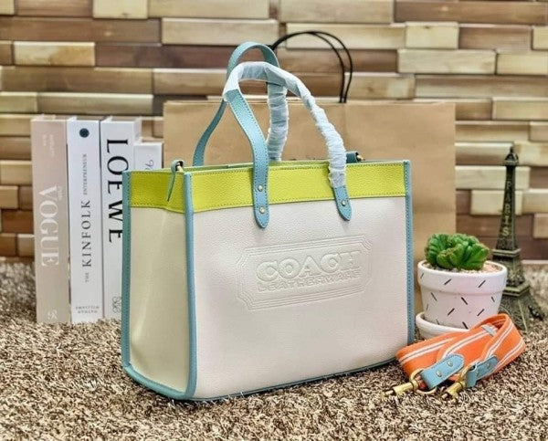 Field Tote Bag With OG Double Box & Dust Bag & Shoulder Strap (Multi - 975)