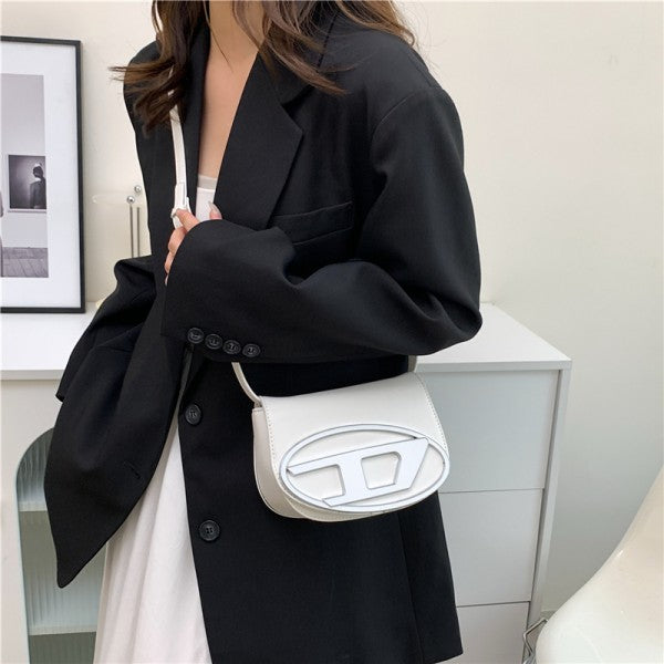 1DR Shoulder Bag With OG Box & Dust Bag & Extra Shoulder Strap (White - 441)