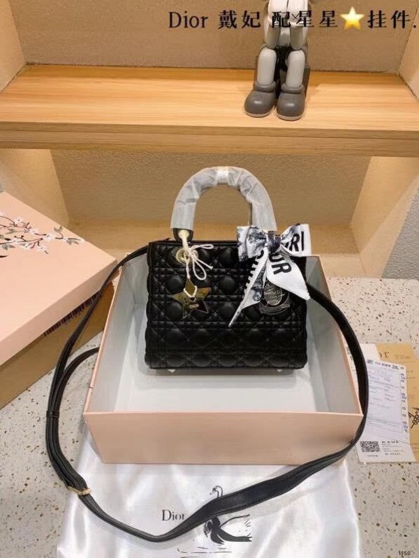 My ABC Elite Quality With OG Box & Dust Bag & Scarf WIth Star Charm (Black - 291)