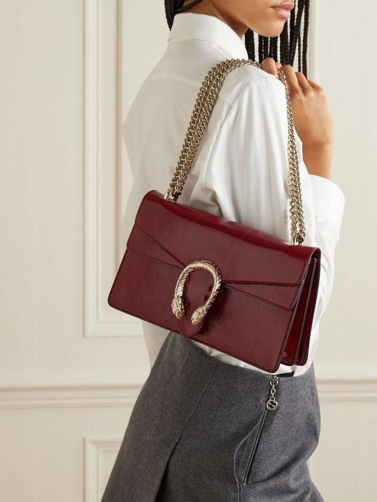 Dionysus Limited Edition Premium Shoulder Bag With OG Magnetic Box & Dust Bag (Red - 1132)