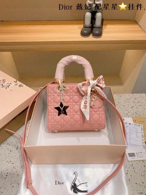 My ABC Elite Quality With OG Box & Dust Bag & Scarf WIth Star Charm (Pink - 294)