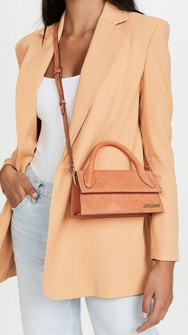 Le Chiquito Long Handle With OG Box Dust Bag & Sling Belt (Brown - 288)