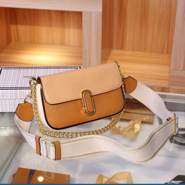 The J Shoulder Bag With OG Box & Dust Bag (Brown - 553)