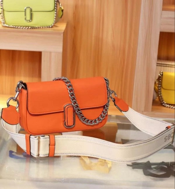 The J Shoulder Bag With OG Box & Dust Bag (Orange - 926)