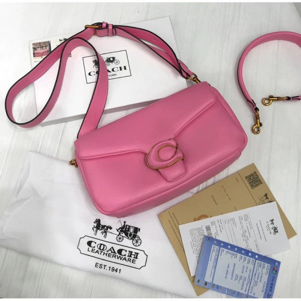 Pillow Tabby Shoulder Bag With OG Box & Dust Bag & Extra Shoulder Strap (Pink - 999)