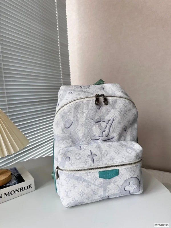 Discovery Premium Monogram Unisex Backpack With Dust Bag (White - 962)