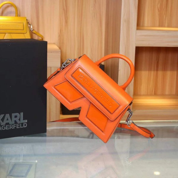 K IKON Crossbody Shoulder Bag With OG Box & Dust Bag (Orange - 925)