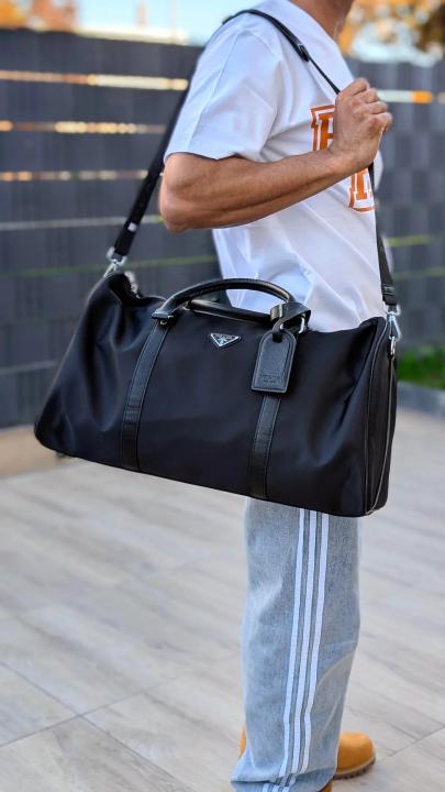 Saffiano Premium Duffle Bag With Dust Bag (Black - 1138)