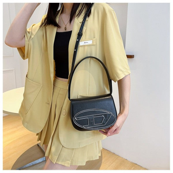 1DR Shoulder Bag With OG Box & Dust Bag & Extra Shoulder Strap (Black - 442)