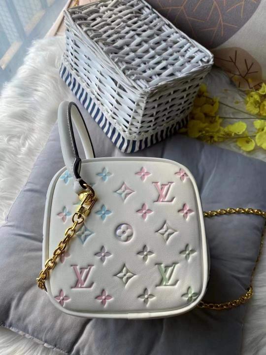Limited Edition 2025 New Square Bag With Dust Bag (White - 963)
