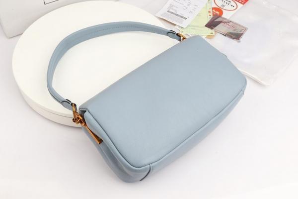 Pillow Tabby Shoulder Bag With OG Box & Dust Bag & Extra Shoulder Strap (Blue - 1000)