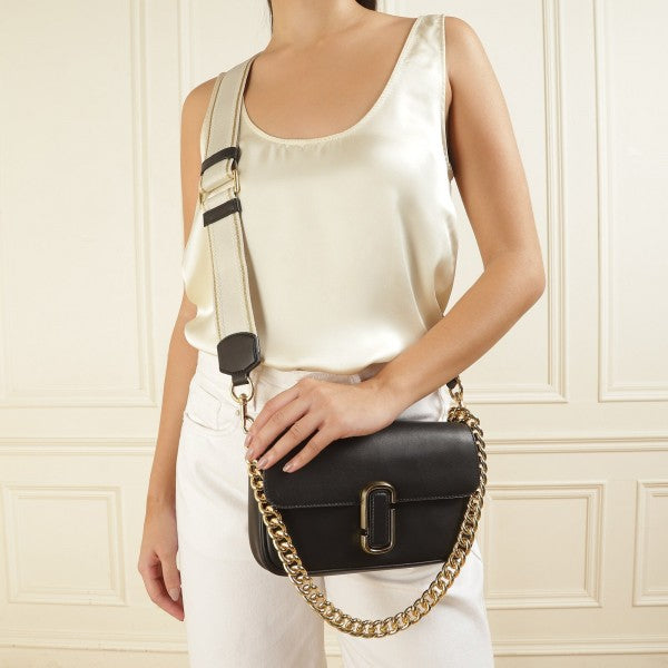 The J Shoulder Bag With OG Box & Dust Bag (Black - 115)