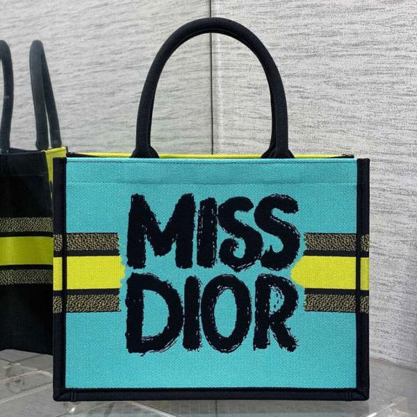 Book Tote With OG Box & Dust Bag & Scarf (Yellow - 1030)
