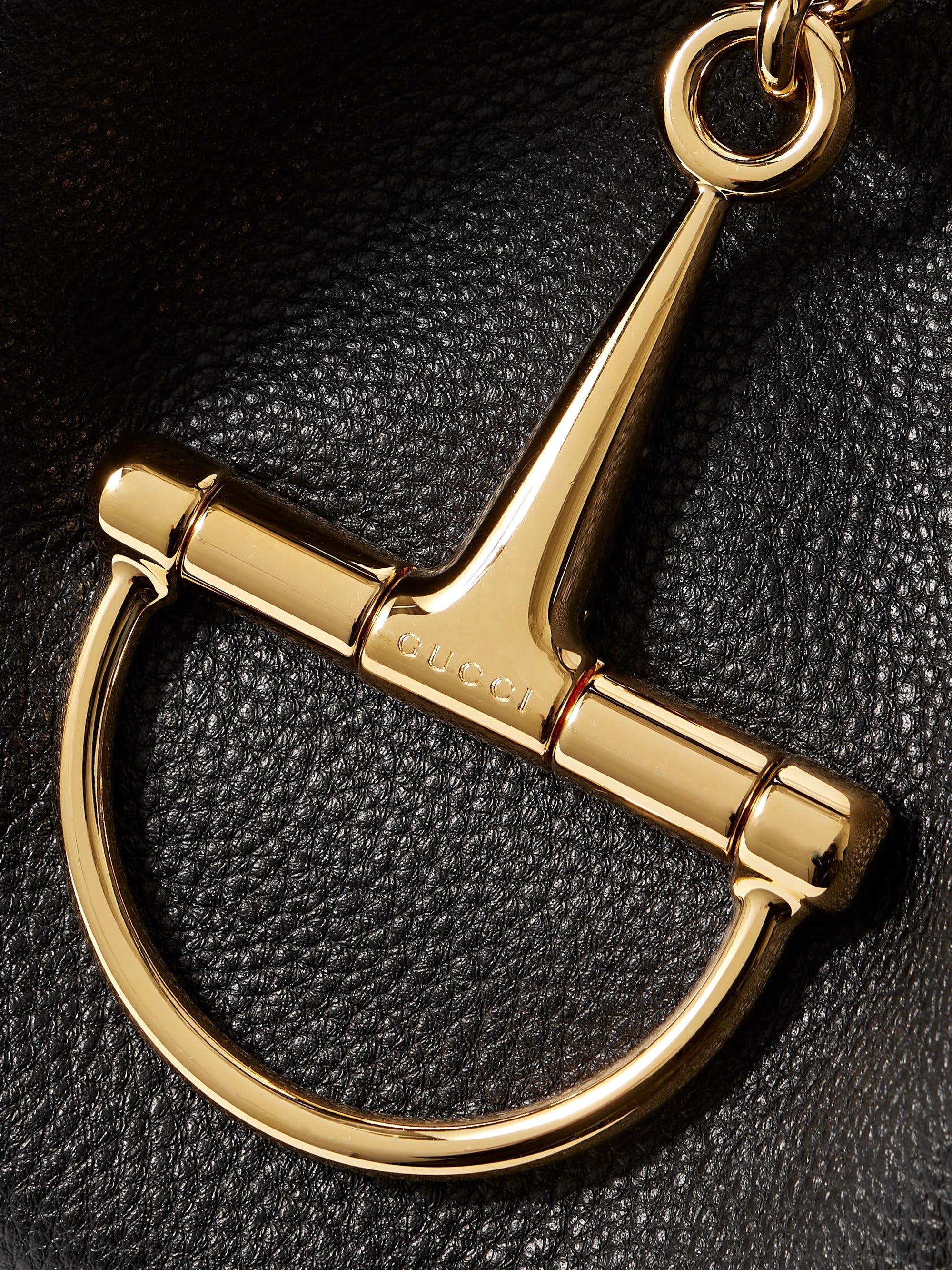 GG Softbit Maxi Tote Bag With Dust Bag & Extra Pouch (Black - 1148)