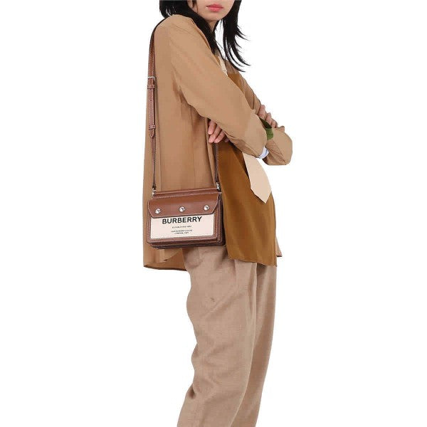 Horseferry Pocket Cross Body Bag With OG Box Dust Bag (Brown - 205)