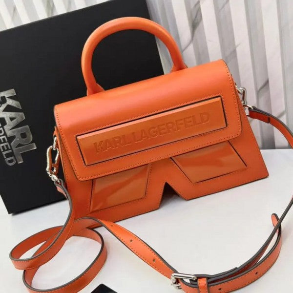 K IKON Crossbody Shoulder Bag With OG Box & Dust Bag (Orange - 925)