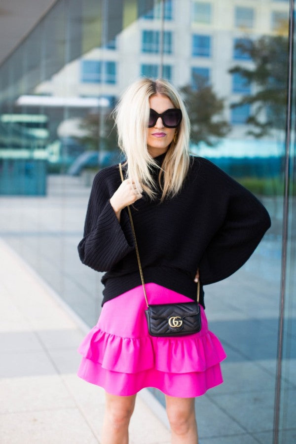Marmont Mini Matelasse Shoulder Bag With OG Box & Dust Bag (Black - 906)