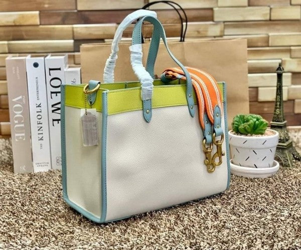 Field Tote Bag With OG Double Box & Dust Bag & Shoulder Strap (Multi - 975)