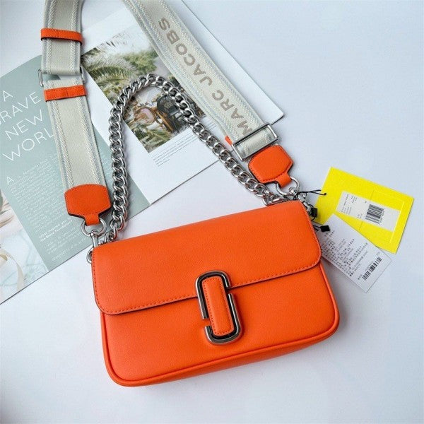 The J Shoulder Bag With OG Box & Dust Bag (Orange - 926)