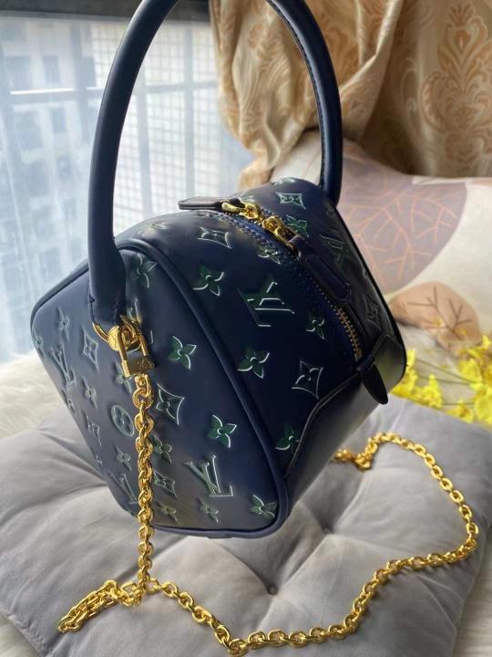 Limited Edition 2025 New Square Bag With Dust Bag (Navy Green - 964)