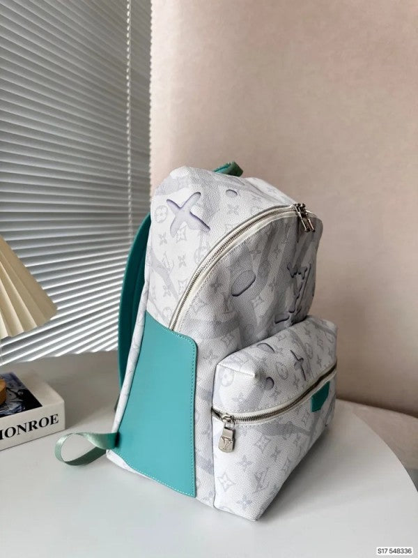 Discovery Premium Monogram Unisex Backpack With Dust Bag (White - 962)