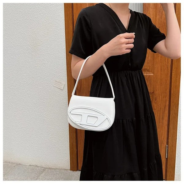 1DR Shoulder Bag With OG Box & Dust Bag & Extra Shoulder Strap (White - 441)