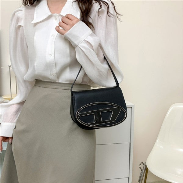 1DR Shoulder Bag With OG Box & Dust Bag & Extra Shoulder Strap (Black - 442)