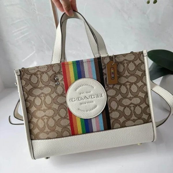 Dempsey Tote With OG Box & Dust Bag & Extra Shoulder Strap (Rainbow - 718)
