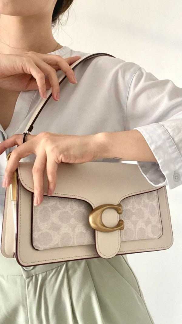 Tabby 26 Shoulder Bag With OG Box & Dust Bag (Printed White - 848)