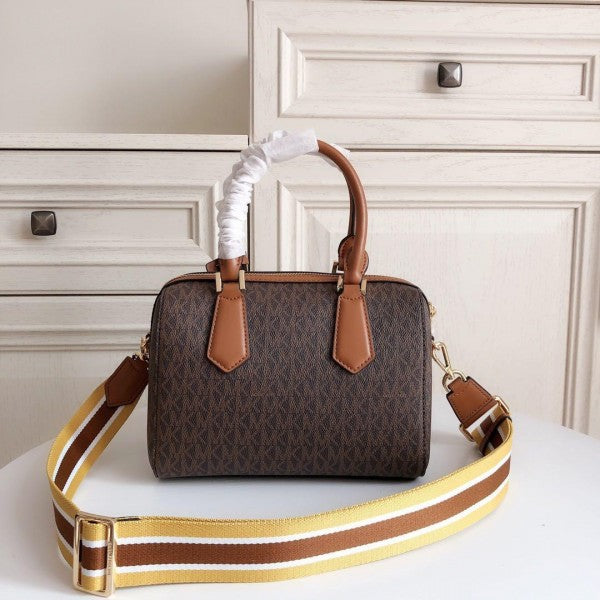 Boston Sling Hand Bag With Dust Bag & Shoulder Strap (Brown - 319)