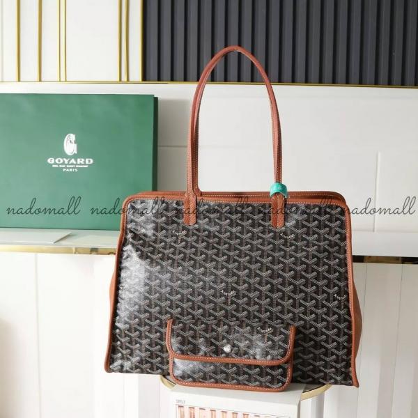 Hardy Premium Quality Tote Bag With Extra Pouch & Dust Bag (Brown - 1197)