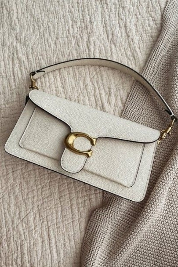 Tabby 26 Shoulder Bag With OG Box & Dust Bag (White - 846)